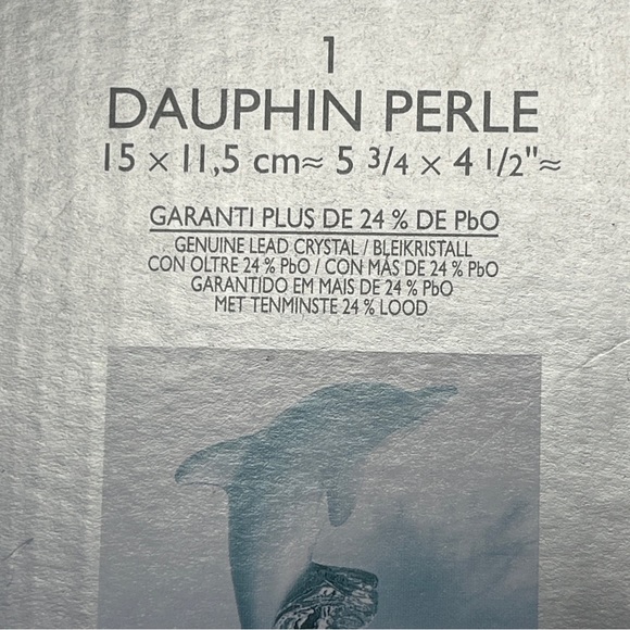 Cristol d’Arques Dauphin Perle - Picture 4 of 4